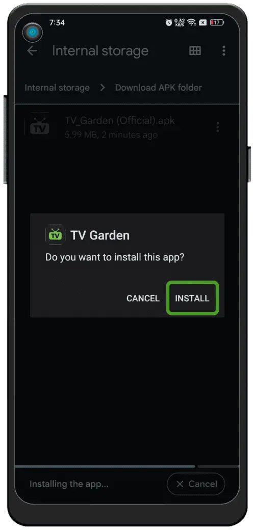 Install & Launch HSTV